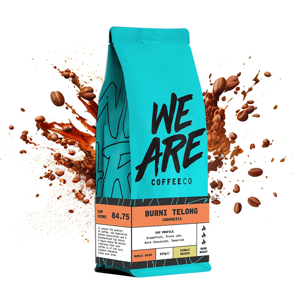 We Are Coffee Co - Indonesia - Burni Telong - Ground Coffee Espresso 1kg | Dark Roast | 100% Arabica | Freshly Roasted in the UK