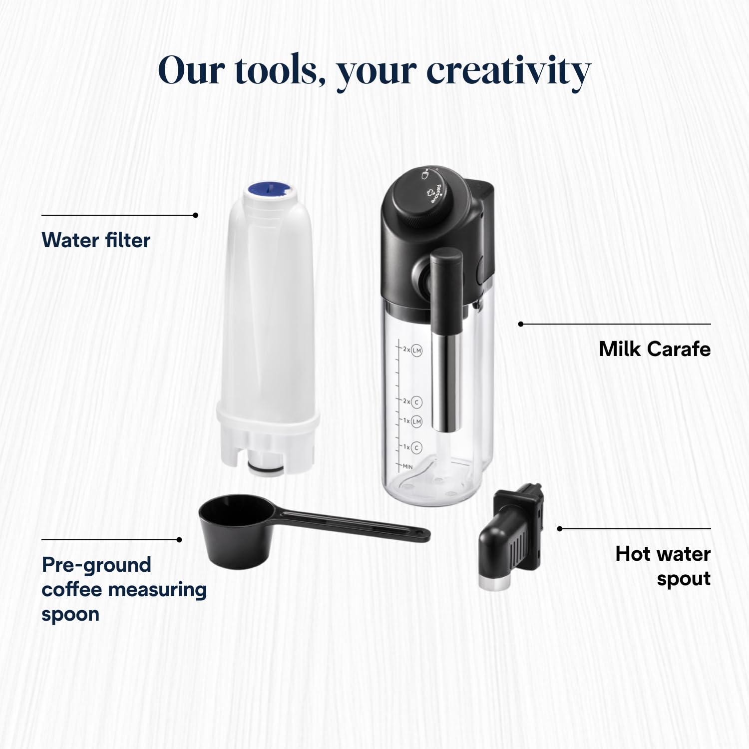 De'Longhi Magnifica Evo Next ECAM312.80.TB, Automatic Coffee Machine With Automatic Milk Frother, Bean To Cup Coffee and Cappuccino Machine with Intuitive Touch Display, Black/Titanium