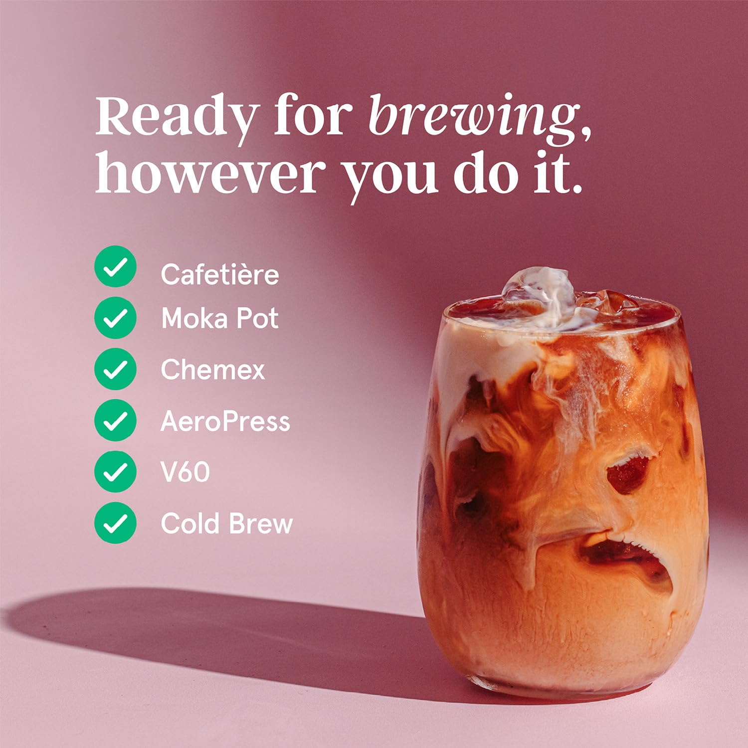 Grind Light Blend Ground Coffee – 1kg Bag – Light Roast – 100% Arabica – Suitable for Cafetière, Moka Pot, AeroPress and Filter Brew – Ethically Sourced