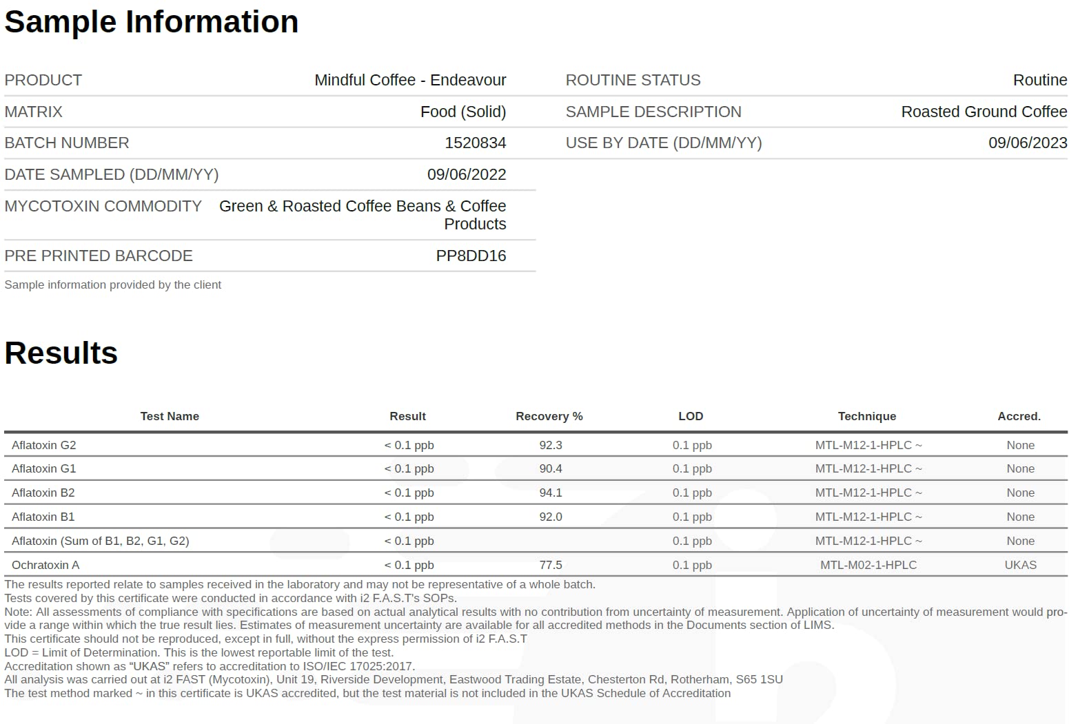 Mindful Coffee - Endeavour | Dark Roast | Mycotoxin Free - Lab Tested | Freshly Roasted (Whole Beans, 500g)