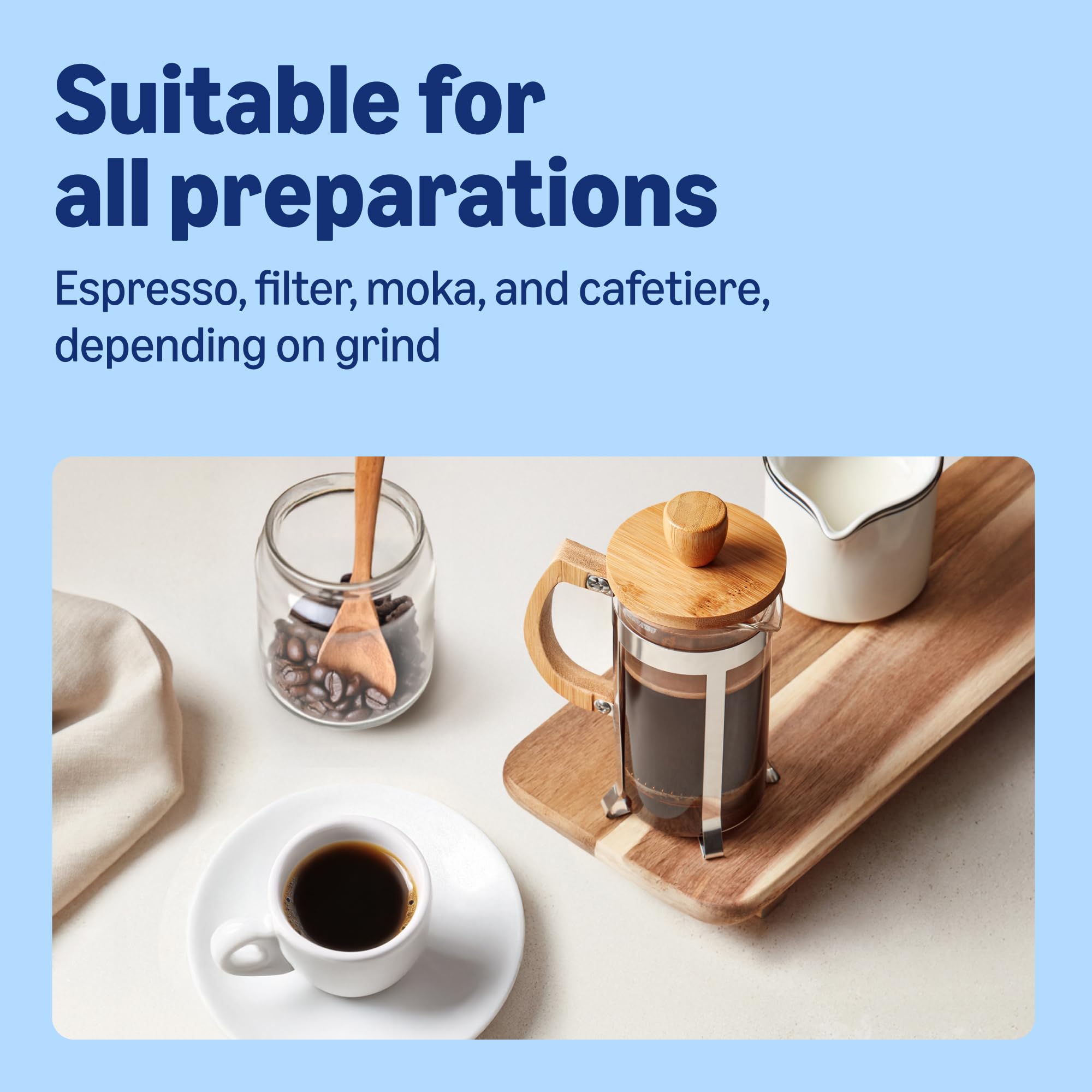 by Amazon House Blend Coffee Beans, Medium Roast, 1kg, Rainforest Alliance Certified