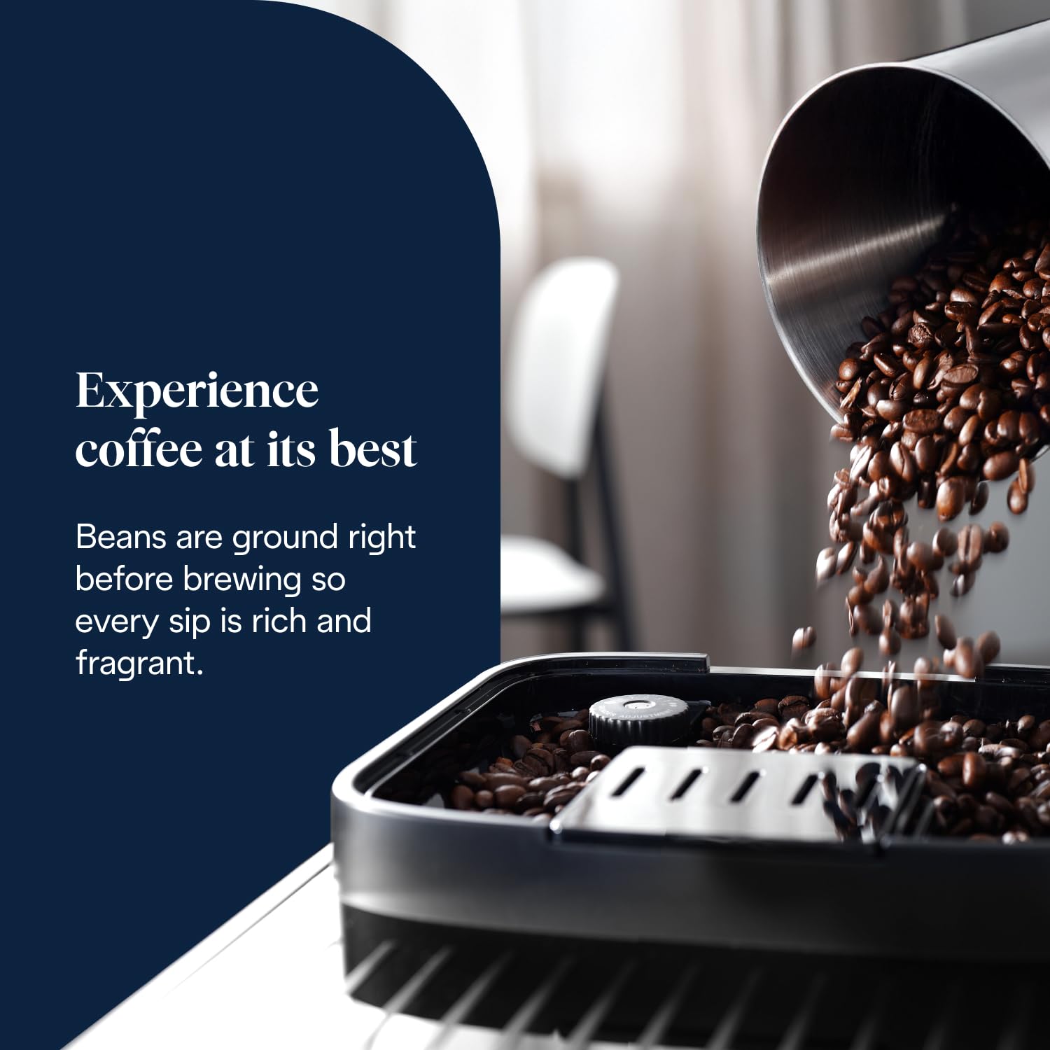 De'Longhi Magnifica Evo Next ECAM312.80.TB, Automatic Coffee Machine With Automatic Milk Frother, Bean To Cup Coffee and Cappuccino Machine with Intuitive Touch Display, Black/Titanium
